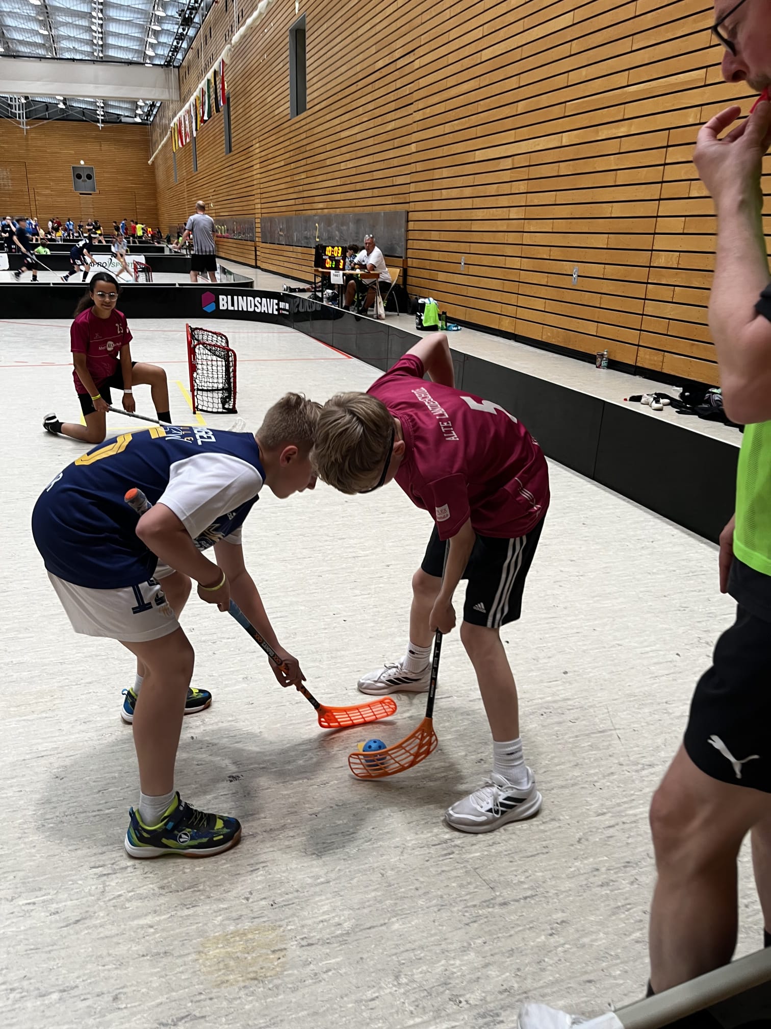 Die U14 Mannschaft der Alten Landesschule Korbach